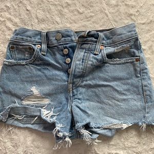 Button Up High Wasted